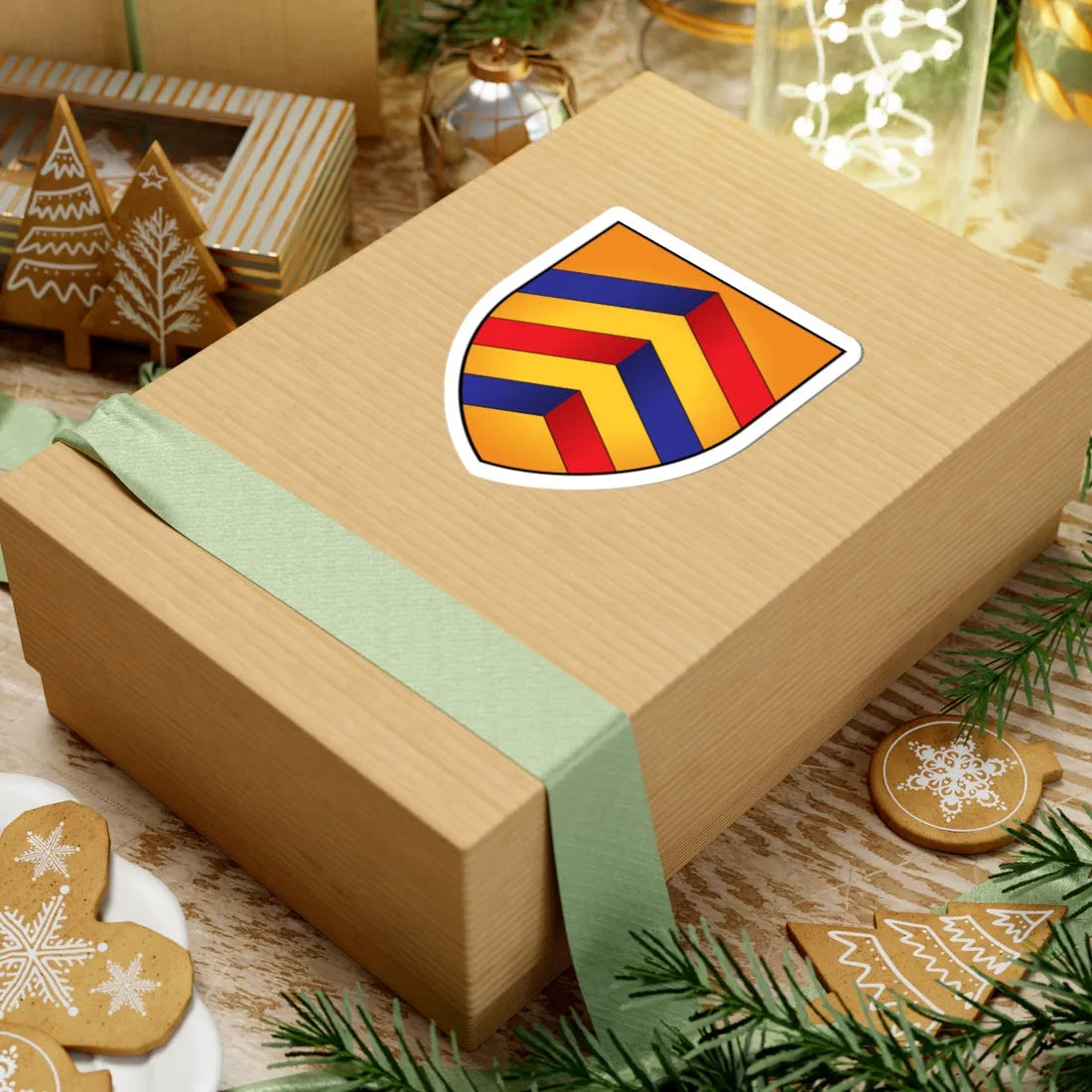 Merton College Oxford Coat Of Arms (England) (Coat of Arms) STICKER Vinyl Kiss-Cut Decal - The Sticker Space