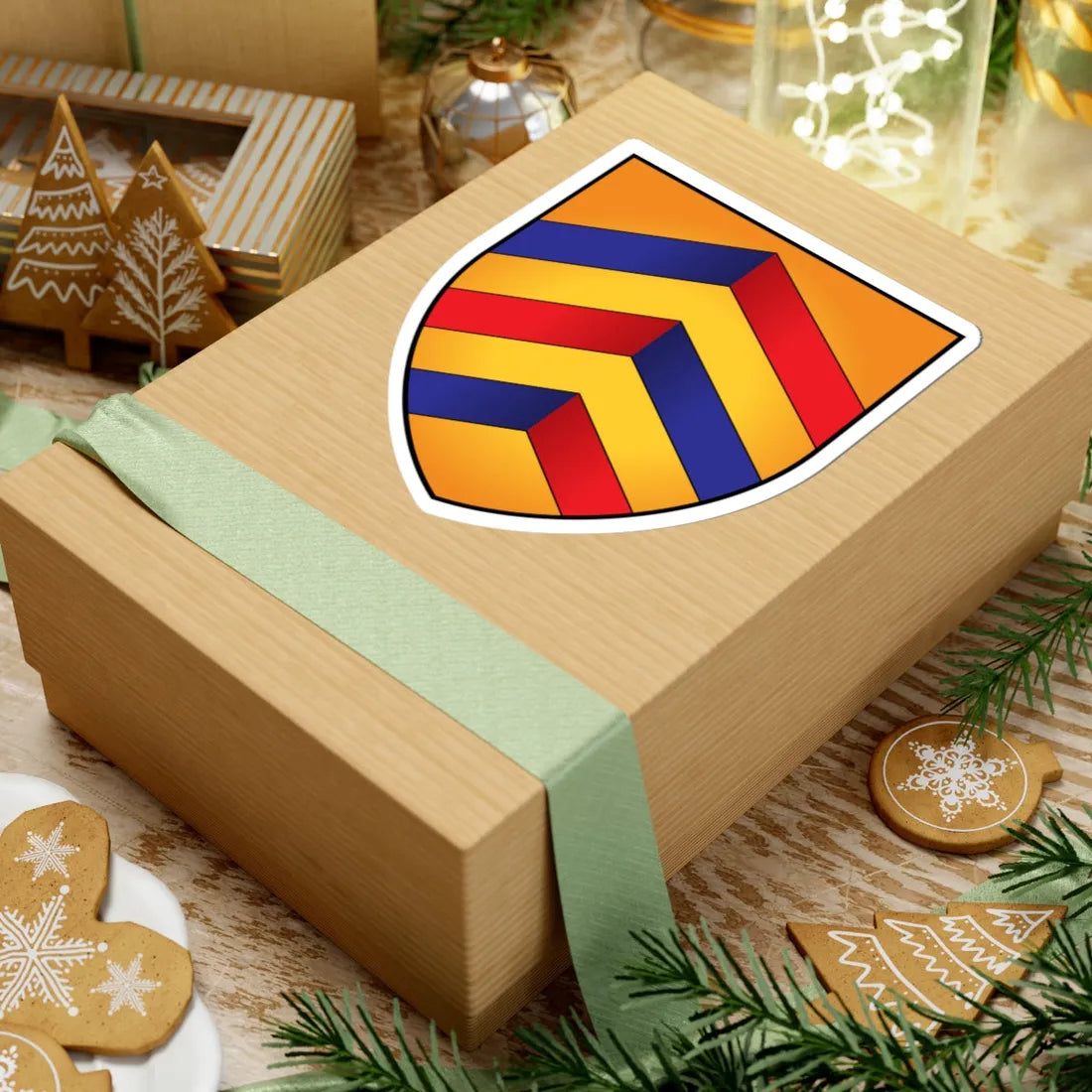 Merton College Oxford Coat Of Arms (England) (Coat of Arms) STICKER Vinyl Kiss-Cut Decal - The Sticker Space