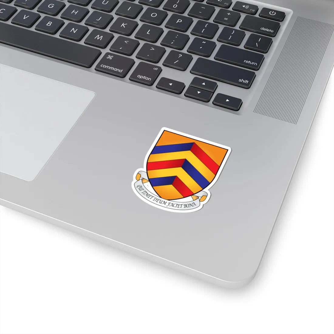 Merton College Oxford Coat Of Arms Motto (England) (Coat of Arms) STICKER Vinyl Kiss-Cut Decal - The Sticker Space