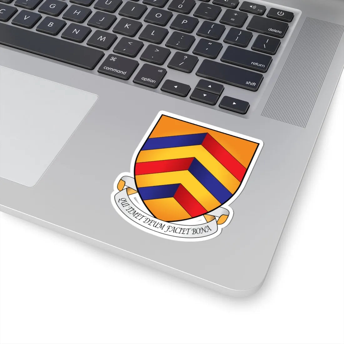 Merton College Oxford Coat Of Arms Motto (England) (Coat of Arms) STICKER Vinyl Kiss-Cut Decal - The Sticker Space