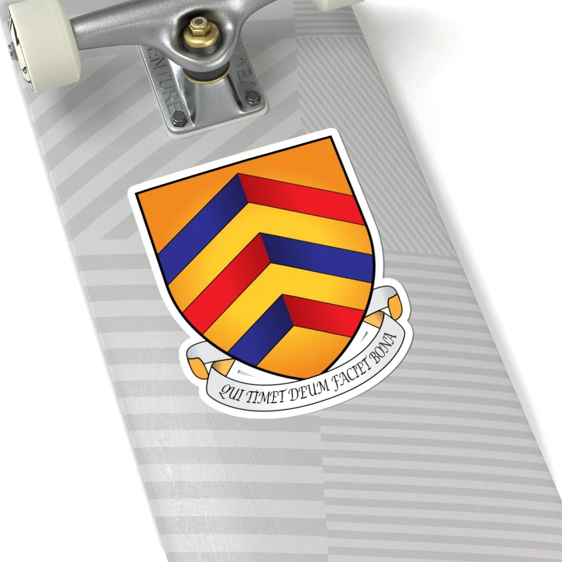 Merton College Oxford Coat Of Arms Motto (England) (Coat of Arms) STICKER Vinyl Kiss-Cut Decal - The Sticker Space