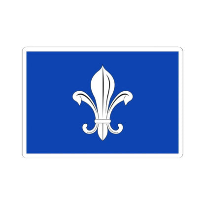 Mesen vlag (Belgium) STICKER Vinyl Kiss-Cut Decal 2 Inch White - The Sticker Space