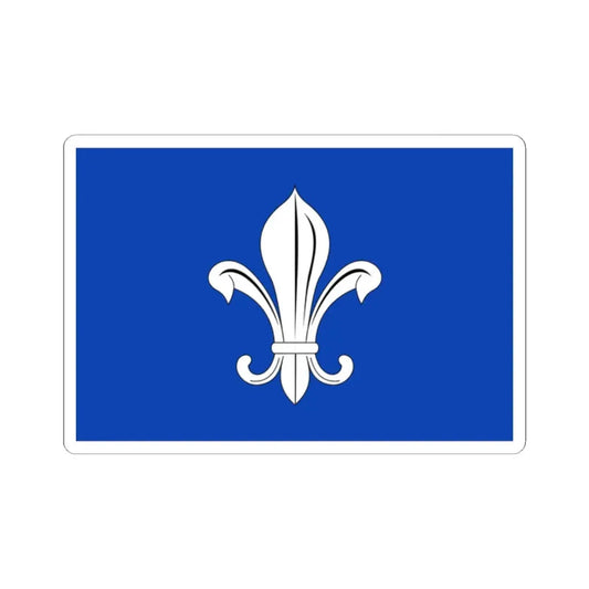 Mesen vlag (Belgium) STICKER Vinyl Kiss-Cut Decal 2 Inch White - The Sticker Space