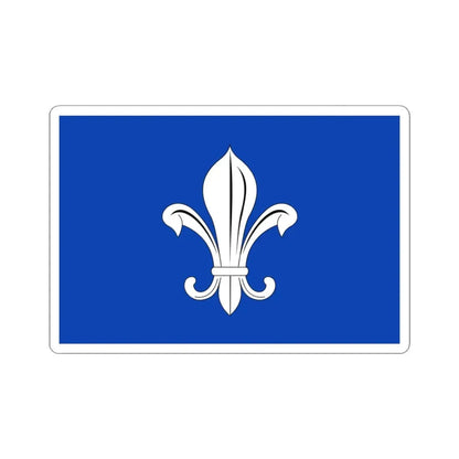 Mesen vlag (Belgium) STICKER Vinyl Kiss-Cut Decal 3 Inch White - The Sticker Space