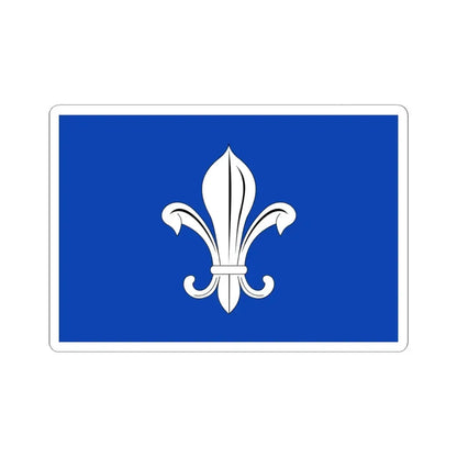 Mesen vlag (Belgium) STICKER Vinyl Kiss-Cut Decal 4 Inch White - The Sticker Space