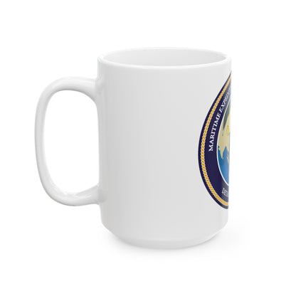 MESG 1 Det Guam Maritime Expeditionary Security Group One (U.S. Navy) White Coffee Mug-The Sticker Space