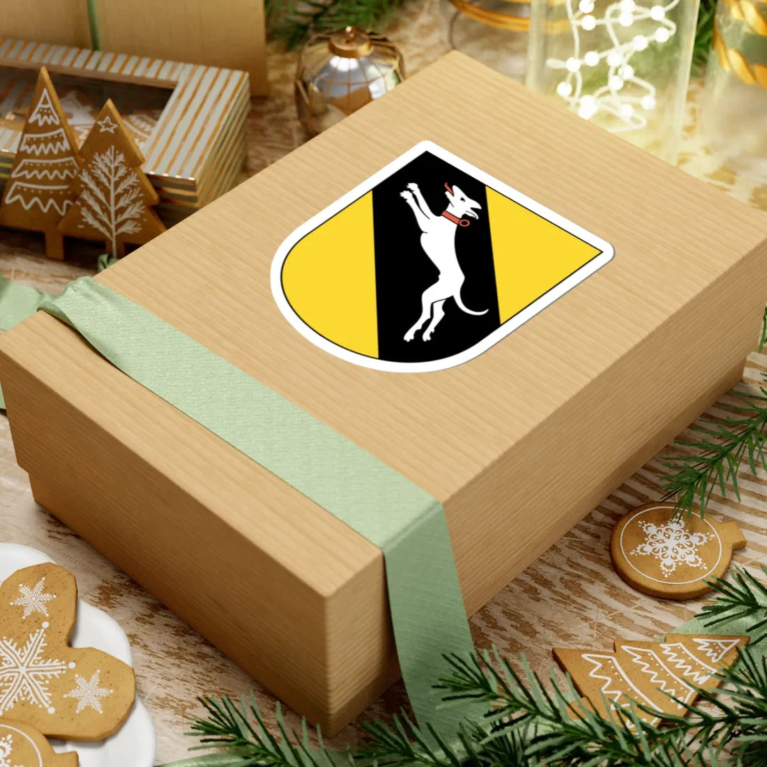 Mesikon coat of arms (Switzerland) (Coat of Arms) STICKER Vinyl Kiss-Cut Decal - The Sticker Space