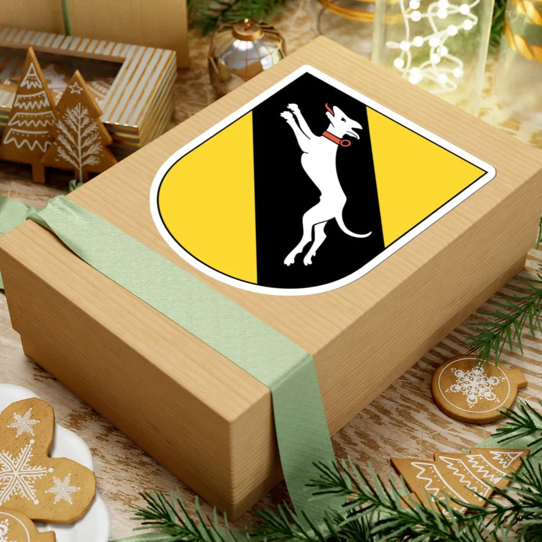 Mesikon coat of arms (Switzerland) (Coat of Arms) STICKER Vinyl Kiss-Cut Decal - The Sticker Space