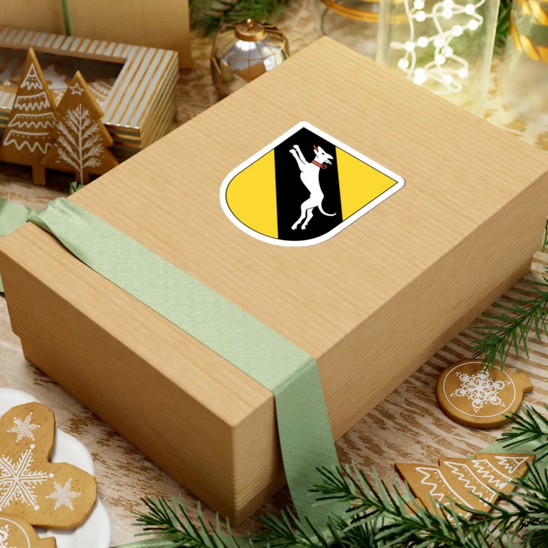 Mesikon coat of arms (Switzerland) (Coat of Arms) STICKER Vinyl Kiss-Cut Decal - The Sticker Space