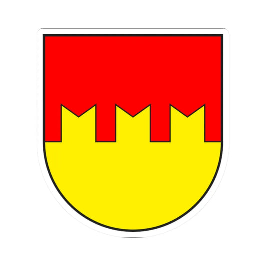 Mesocco wappen (Switzerland) (Coat of Arms) STICKER Vinyl Kiss-Cut Decal 2 Inch White - The Sticker Space