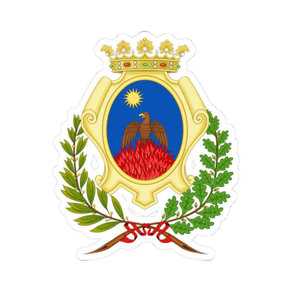 Mesola-Stemma (Italy) (Coat of Arms) STICKER Vinyl Kiss-Cut Decal 3 Inch White - The Sticker Space