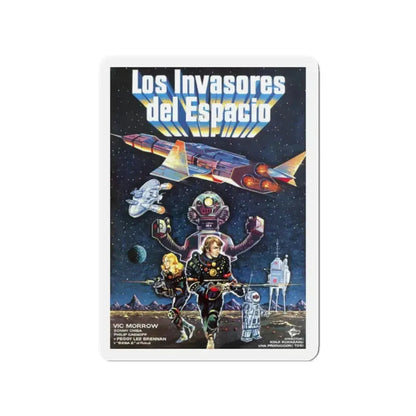 MESSAGE FROM SPACE (3) 1978 Movie Poster - Refrigerator Magnet 2 Inch Die-Cut - The Sticker Space
