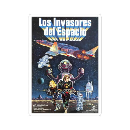 MESSAGE FROM SPACE (3) 1978 Movie Poster - STICKER Vinyl Kiss-Cut Decal 2 Inch White - The Sticker Space