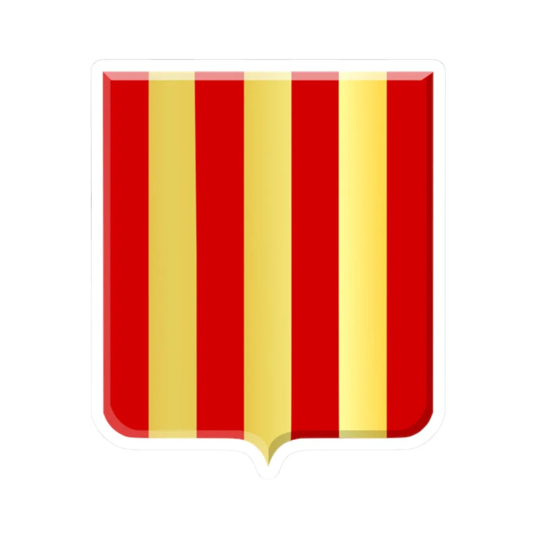 Messancy wapen (Belgium) (Coat of Arms) STICKER Vinyl Kiss-Cut Decal 2 Inch White - The Sticker Space