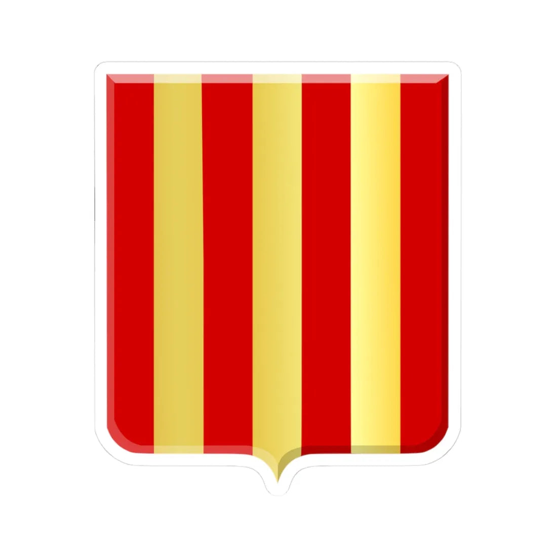 Messancy wapen (Belgium) (Coat of Arms) STICKER Vinyl Kiss-Cut Decal 3 Inch White - The Sticker Space