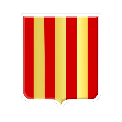 Messancy wapen (Belgium) (Coat of Arms) STICKER Vinyl Kiss-Cut Decal 4 Inch White - The Sticker Space