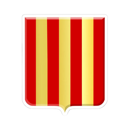 Messancy wapen (Belgium) (Coat of Arms) STICKER Vinyl Kiss-Cut Decal 6 Inch White - The Sticker Space