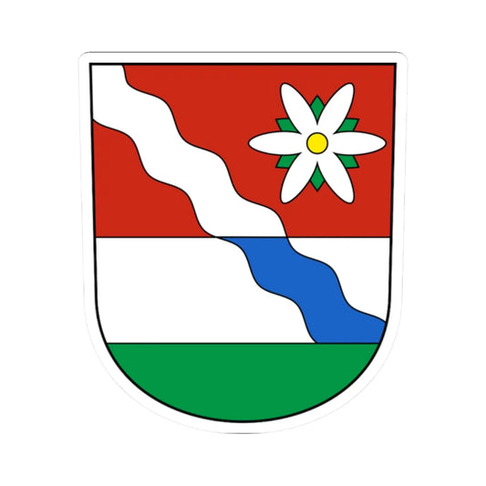 Messen-blazon (Switzerland) (Coat of Arms) STICKER Vinyl Kiss-Cut Decal 2 Inch White - The Sticker Space