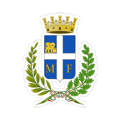 Mestre-Stemma (Italy) (Coat of Arms) STICKER Vinyl Kiss-Cut Decal 6 Inch White - The Sticker Space