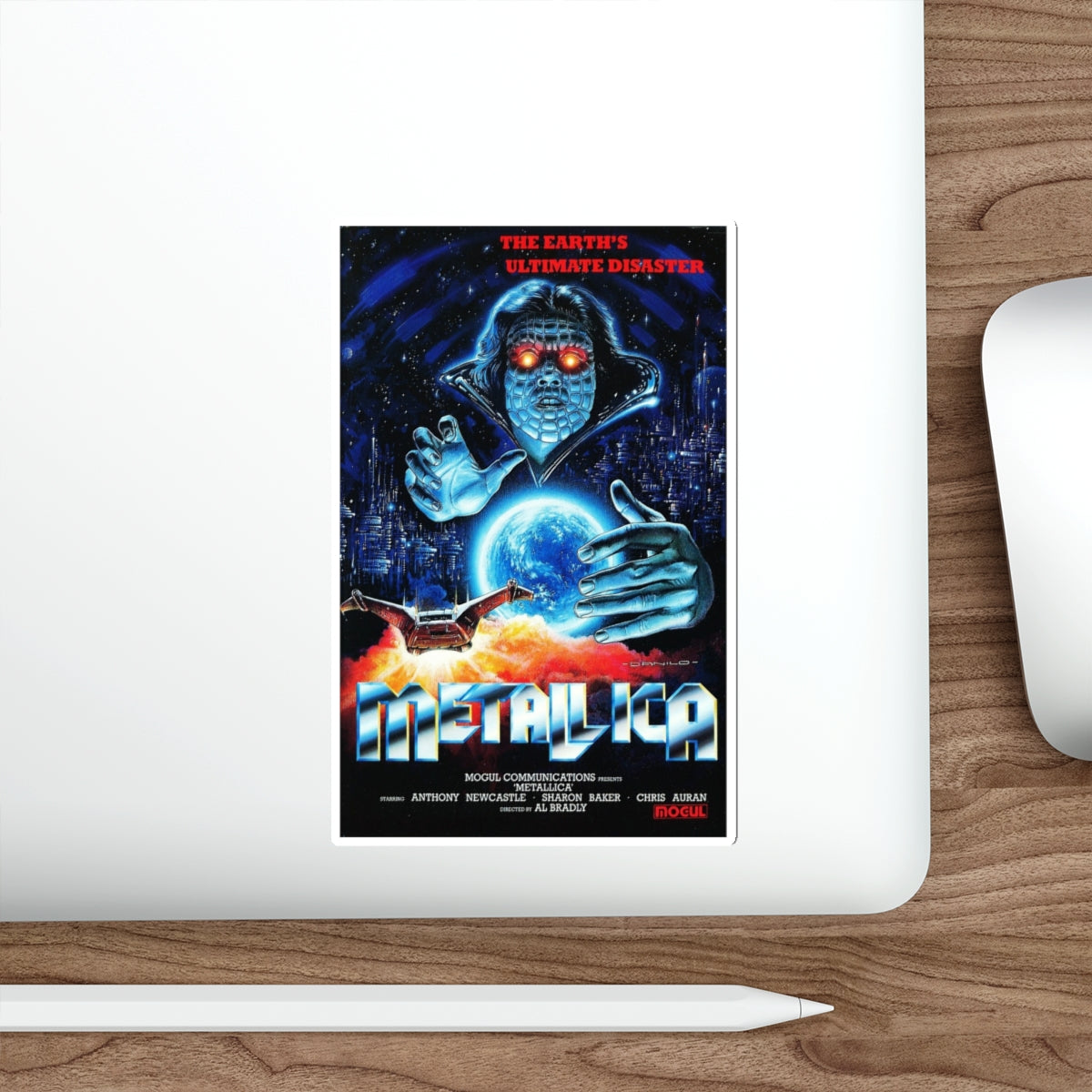 METALLICA (STAR ODYSSEY) 1979 Movie Poster STICKER Vinyl Die-Cut Decal-The Sticker Space