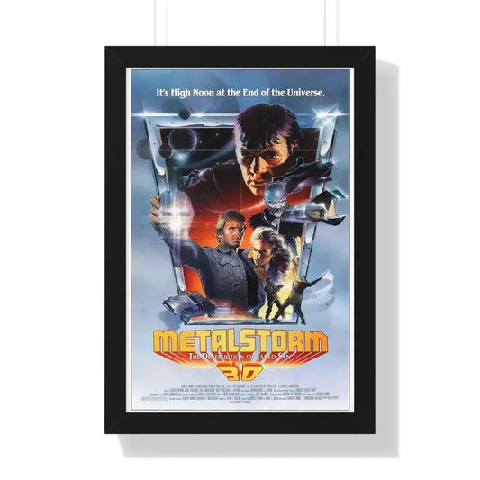 METALSTORM 1983 - Framed Movie Poster 16″ x 24″ Black - The Sticker Space
