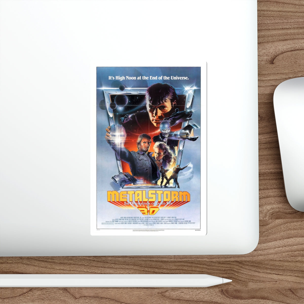 METALSTORM 1983 Movie Poster STICKER Vinyl Die-Cut Decal-The Sticker Space