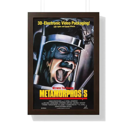 METAMORPHOSIS (2) 1990 - Framed Movie Poster 16″ x 24″ Walnut - The Sticker Space
