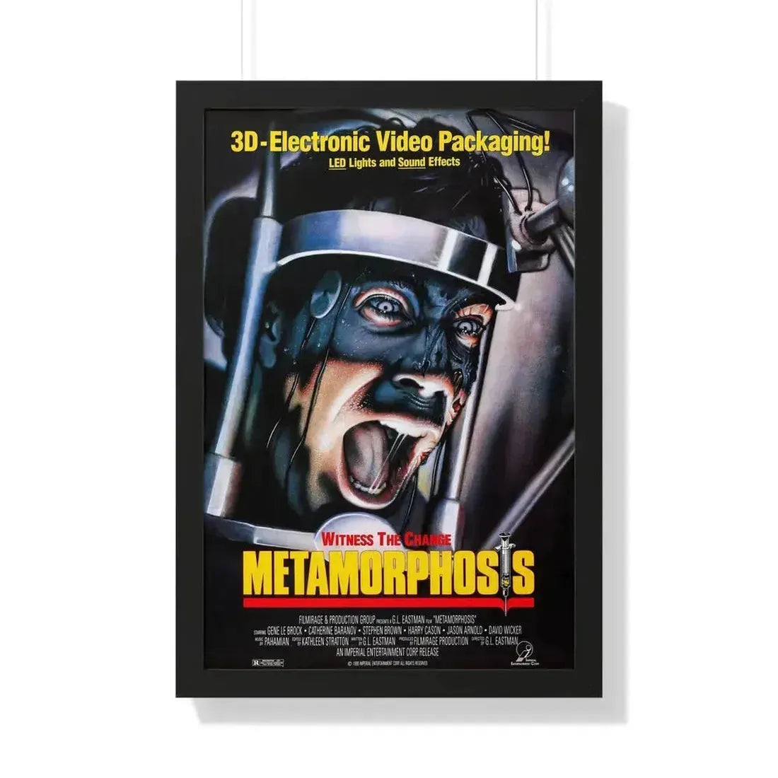 METAMORPHOSIS (2) 1990 - Framed Movie Poster 20" x 30" Black - The Sticker Space