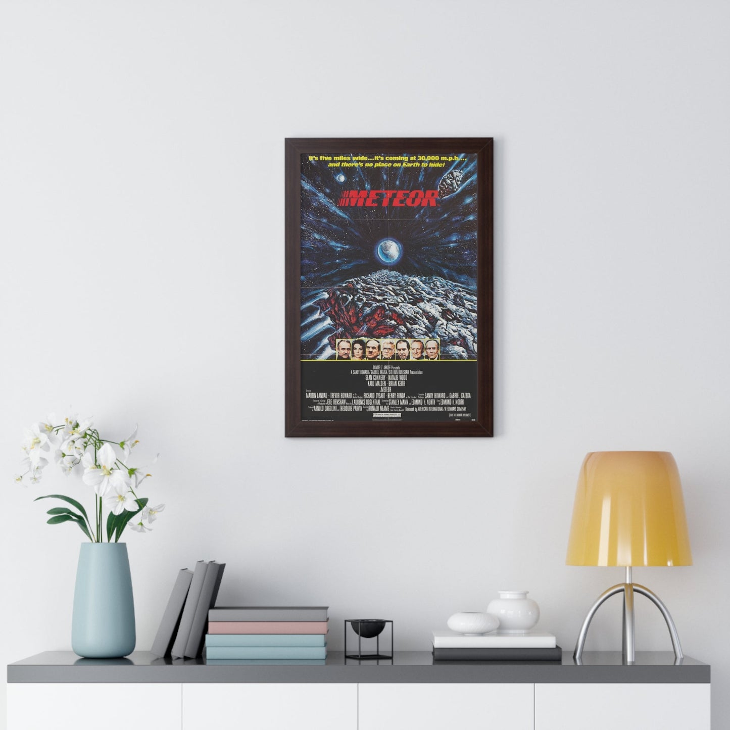 METEOR 1979 - Framed Movie Poster-The Sticker Space