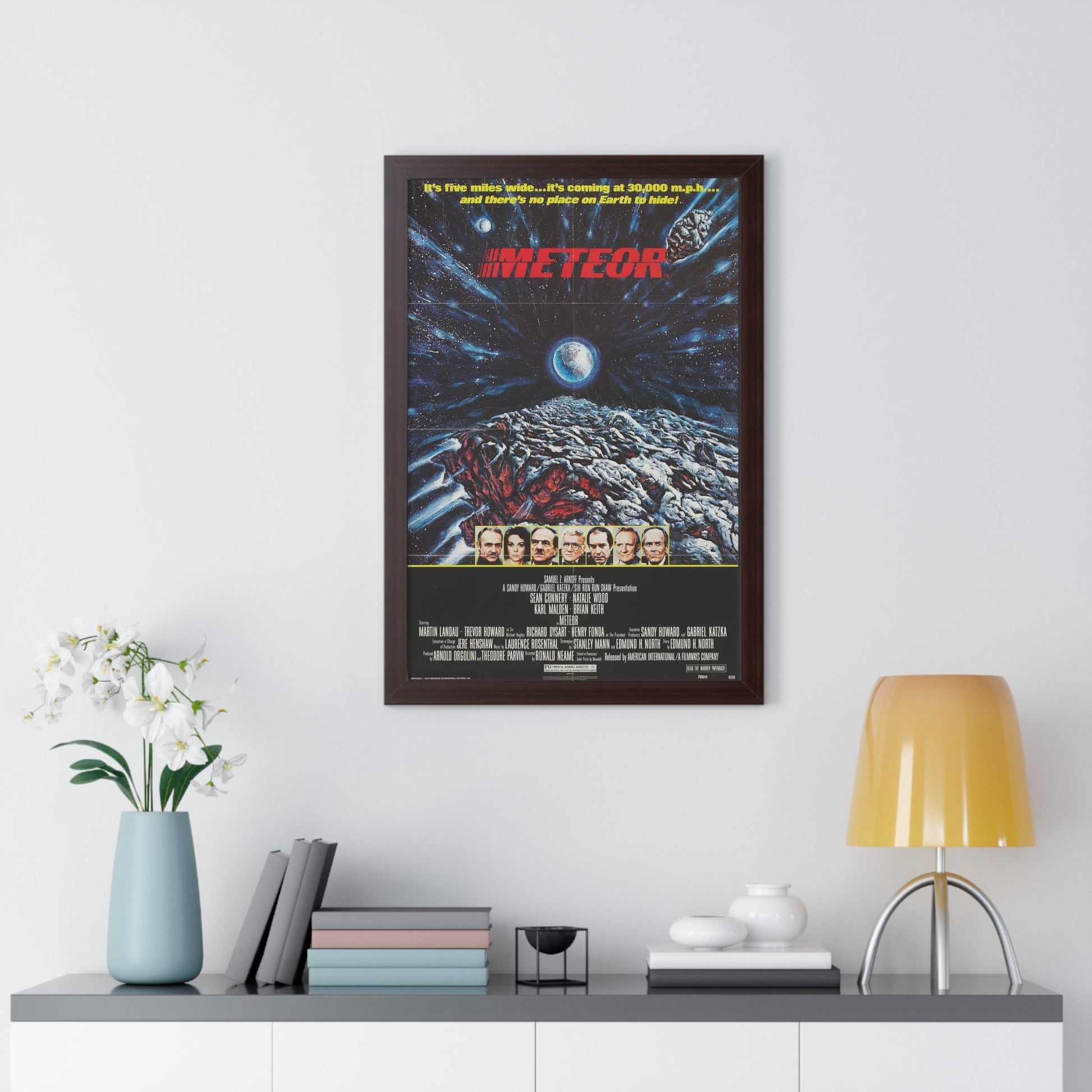 METEOR 1979 - Framed Movie Poster-The Sticker Space