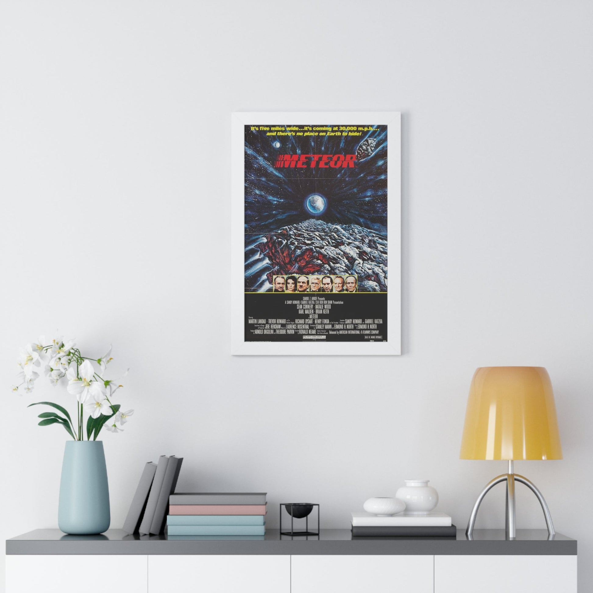 METEOR 1979 - Framed Movie Poster-The Sticker Space