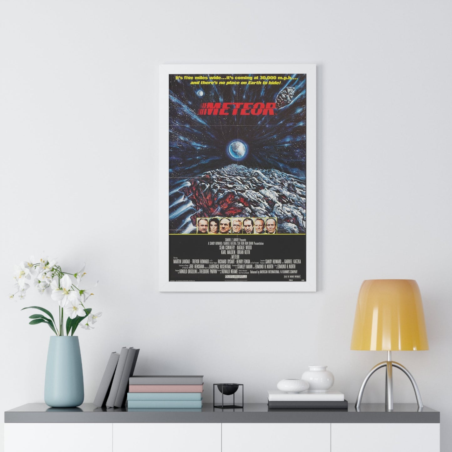 METEOR 1979 - Framed Movie Poster-The Sticker Space