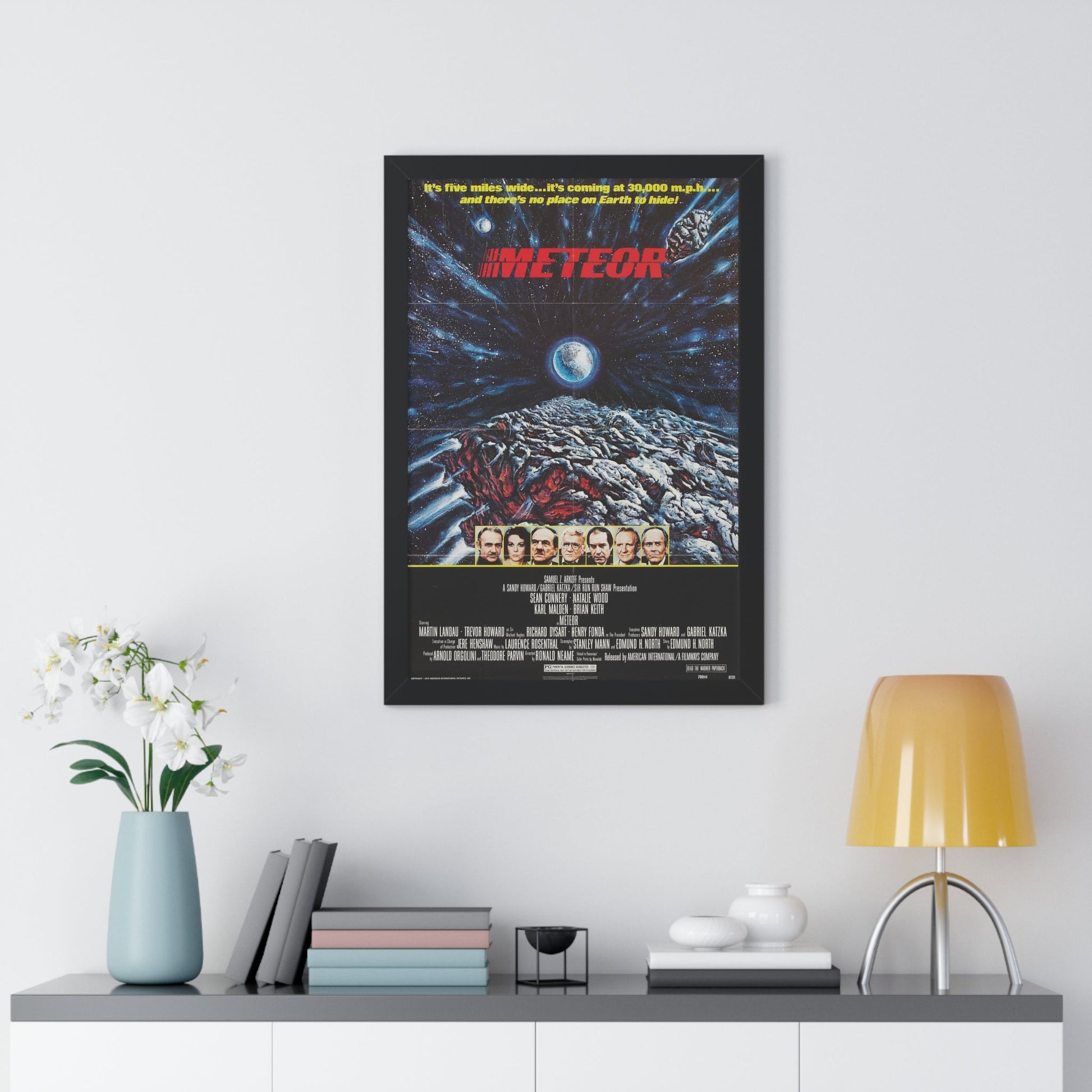 METEOR 1979 - Framed Movie Poster-The Sticker Space