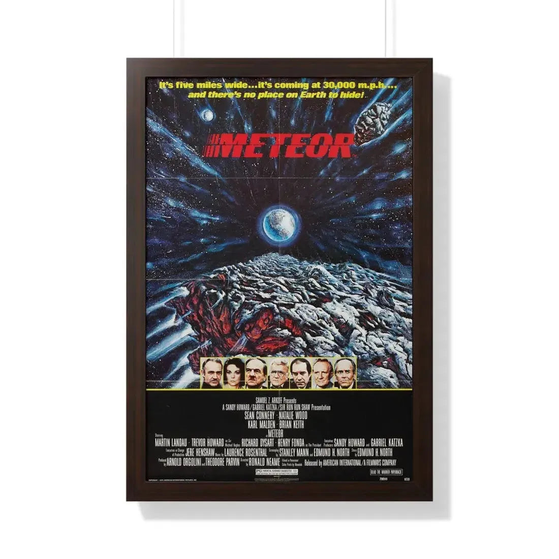 METEOR 1979 - Framed Movie Poster - The Sticker Space