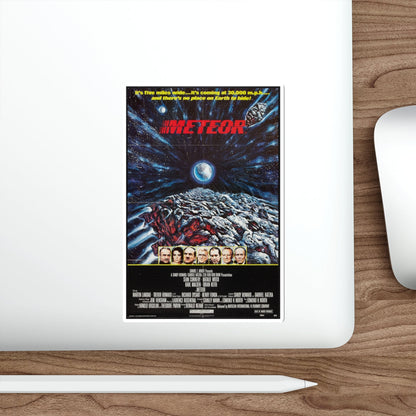 METEOR 1979 Movie Poster STICKER Vinyl Die-Cut Decal-The Sticker Space