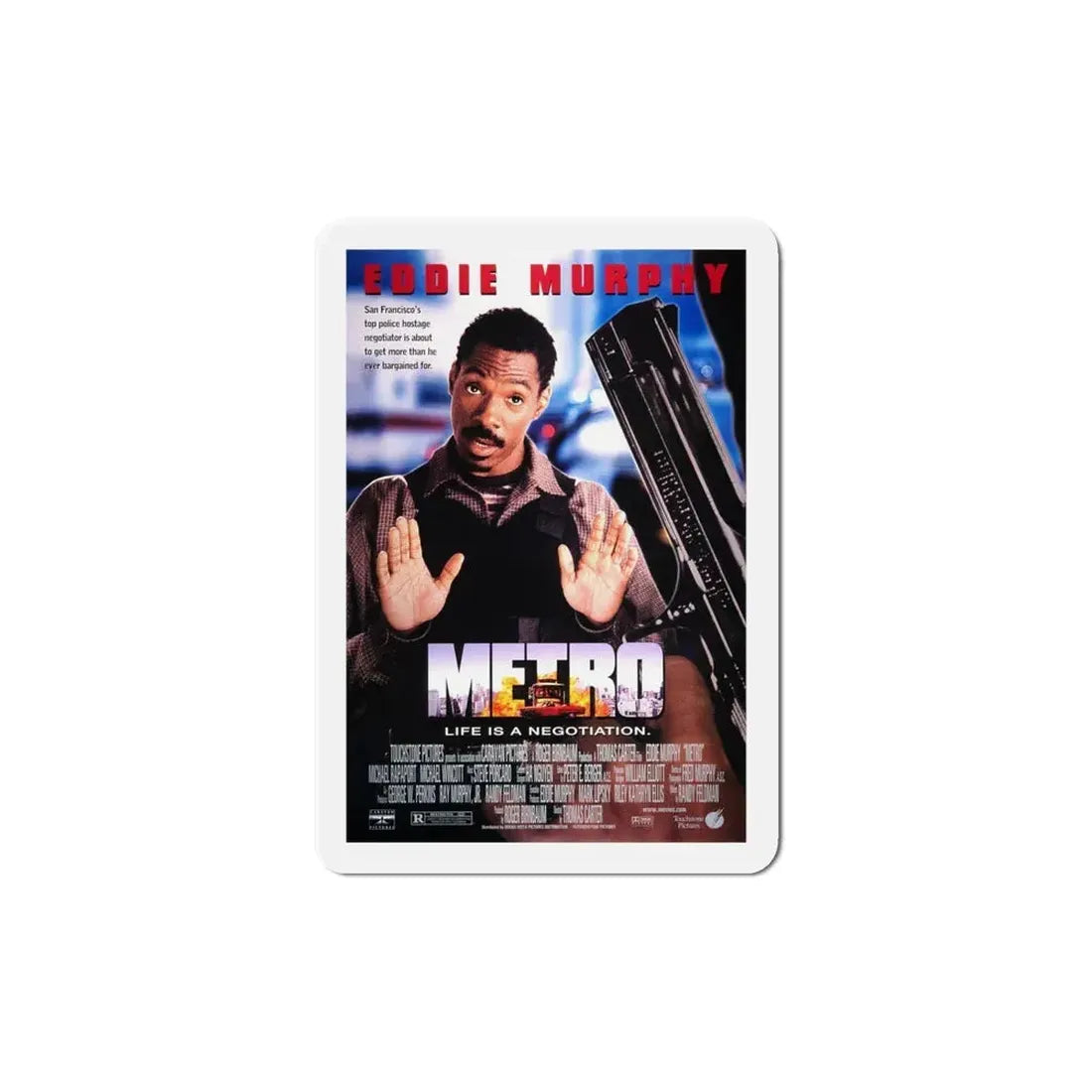 Metro 1997 Movie Poster Refrigerator Magnet 6 Inch - The Sticker Space