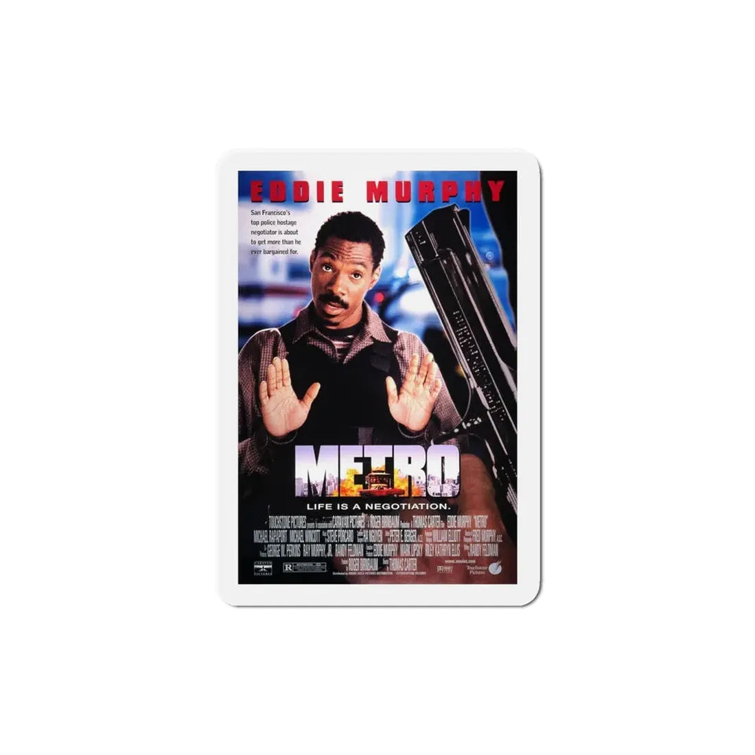 Metro 1997 Movie Poster Refrigerator Magnet - The Sticker Space