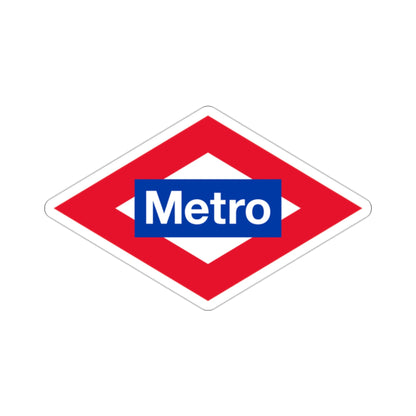 Metro Madrid STICKER Vinyl Die-Cut Decal-2 Inch-The Sticker Space