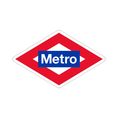 Metro Madrid STICKER Vinyl Die-Cut Decal-3 Inch-The Sticker Space