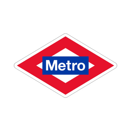 Metro Madrid STICKER Vinyl Die-Cut Decal-5 Inch-The Sticker Space