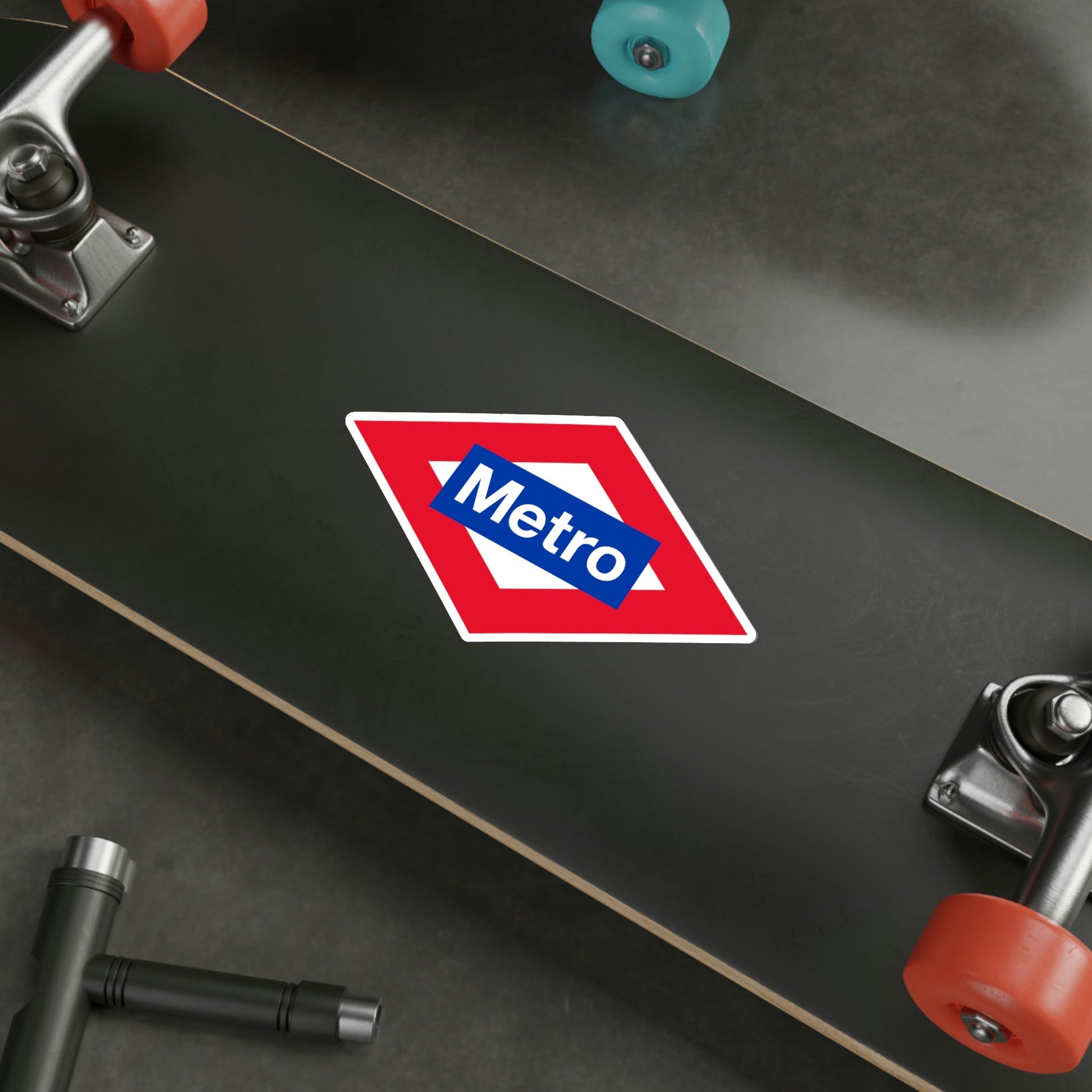 Metro Madrid STICKER Vinyl Die-Cut Decal-The Sticker Space