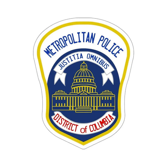 Metropolitan Police Department of the District of Columbia 2 STICKER Vinyl Die-Cut Decal 6 Inch - The Sticker Space