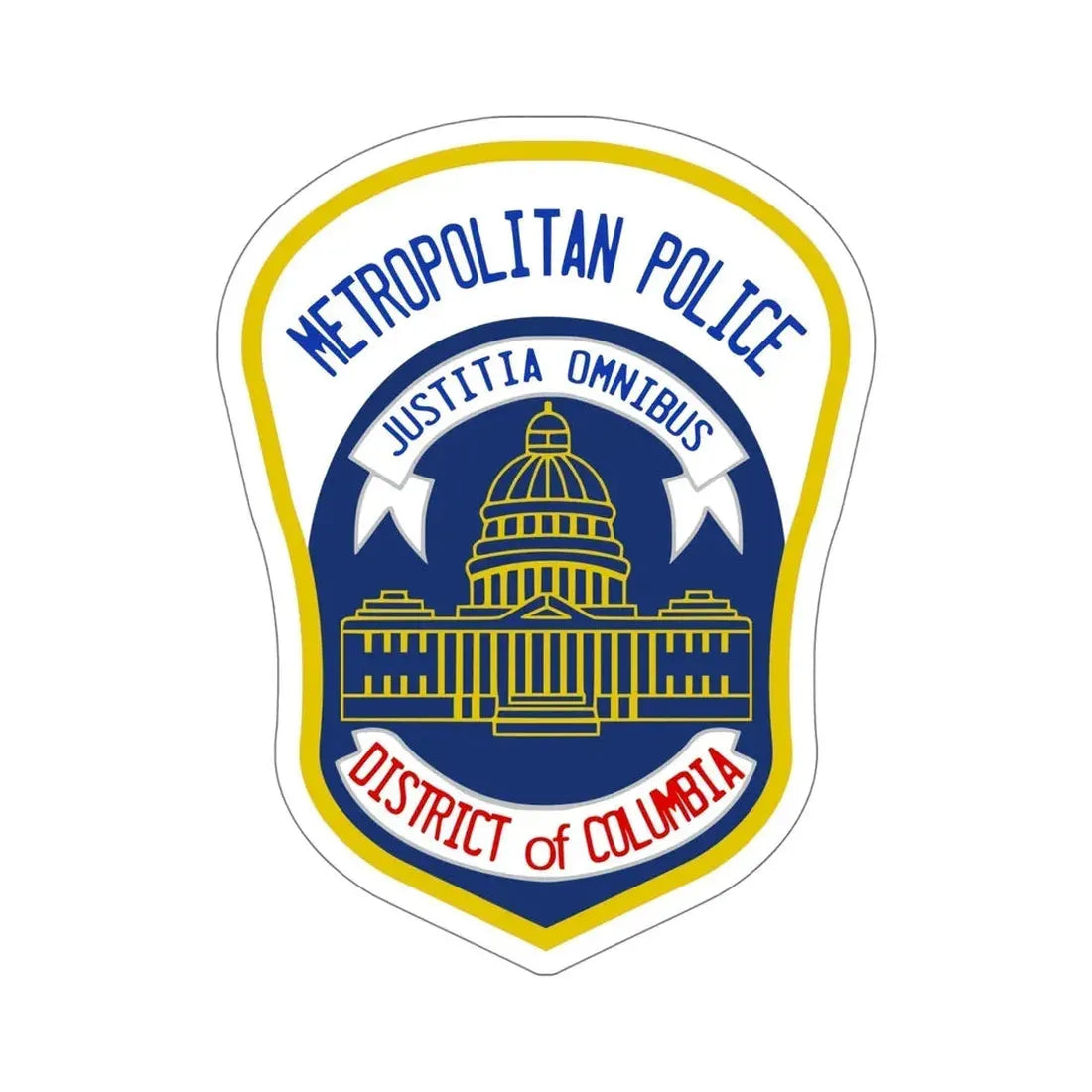 Metropolitan Police Department of the District of Columbia 2 STICKER Vinyl Die-Cut Decal - The Sticker Space