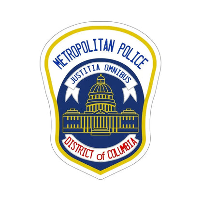 Metropolitan Police Department of the District of Columbia 2 STICKER Vinyl Die-Cut Decal - The Sticker Space
