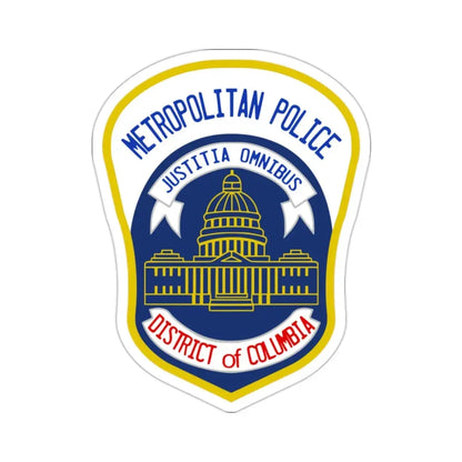 Metropolitan Police Department of the District of Columbia 2 STICKER Vinyl Die-Cut Decal - The Sticker Space