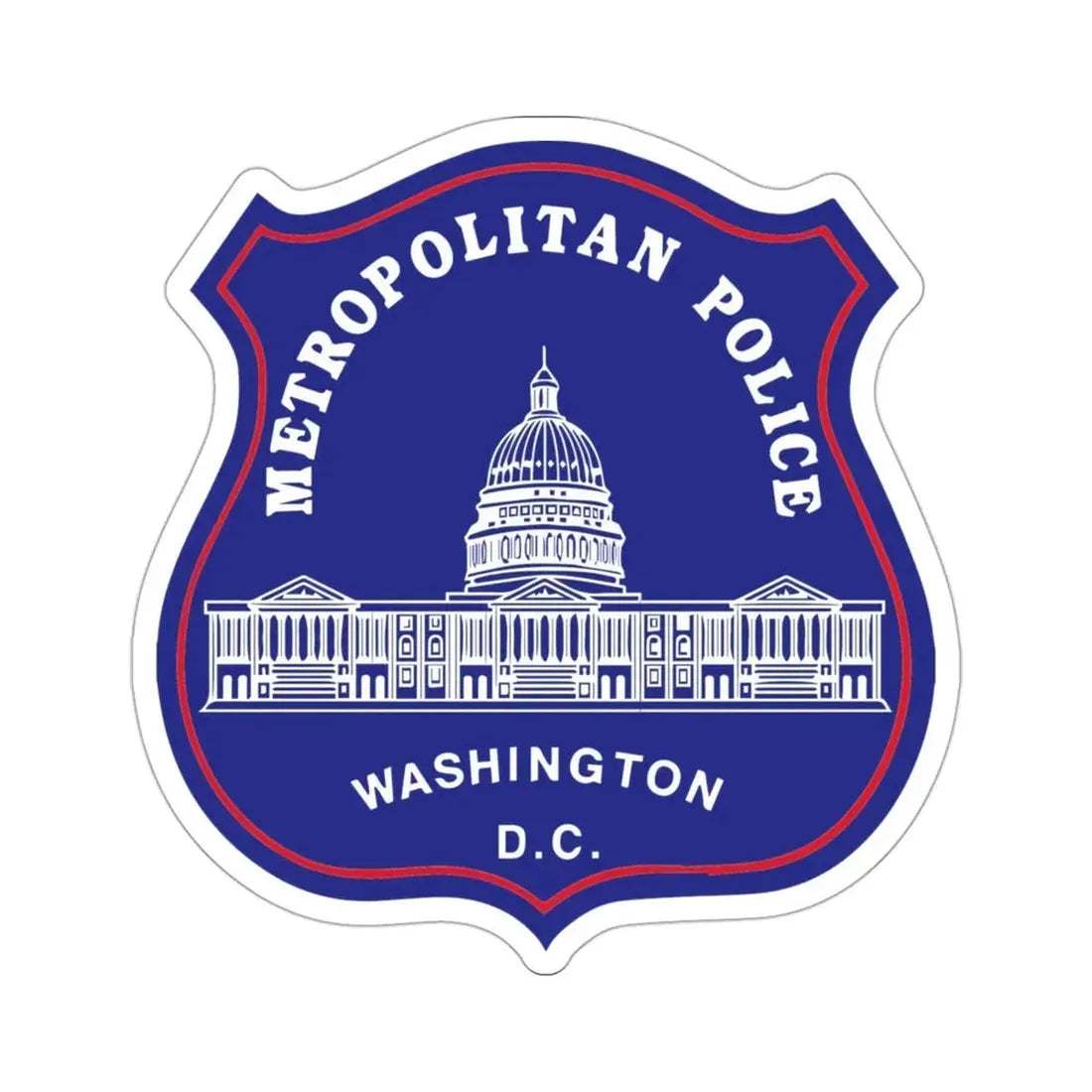 Metropolitan Police Department of the District of Columbia STICKER Vinyl Die-Cut Decal 3 Inch - The Sticker Space