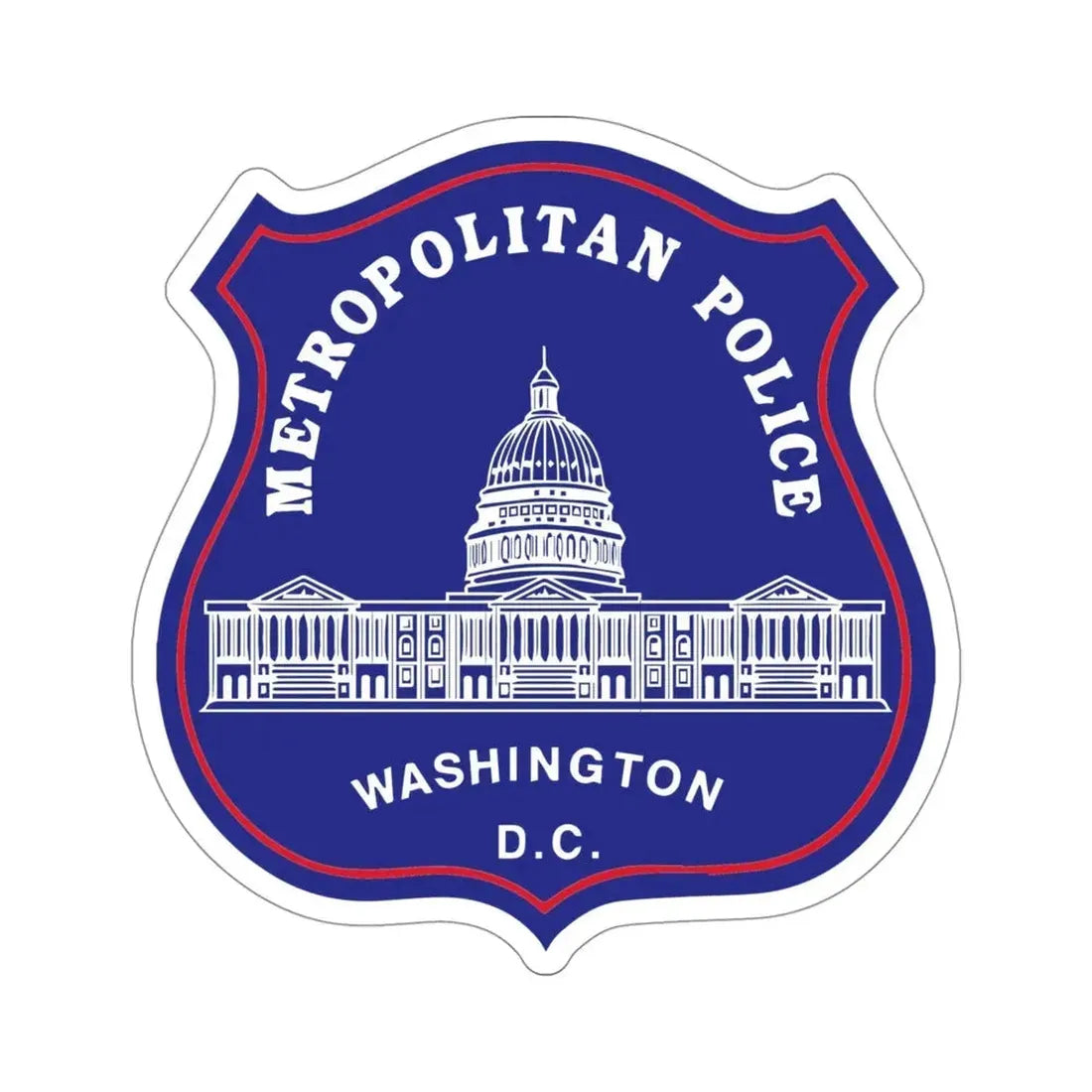 Metropolitan Police Department of the District of Columbia STICKER Vinyl Die-Cut Decal 4 Inch - The Sticker Space
