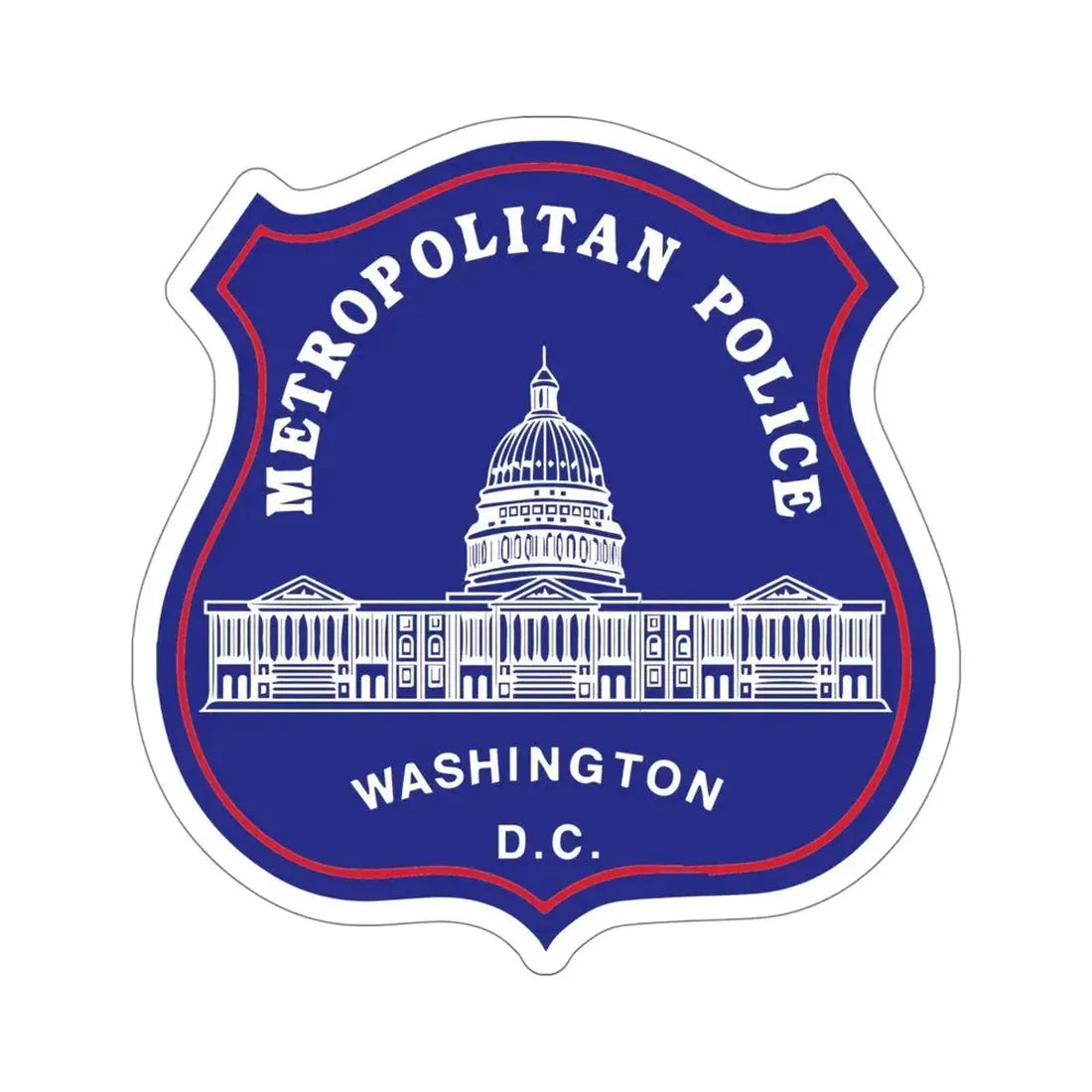 Metropolitan Police Department of the District of Columbia STICKER Vinyl Die-Cut Decal 5 Inch - The Sticker Space