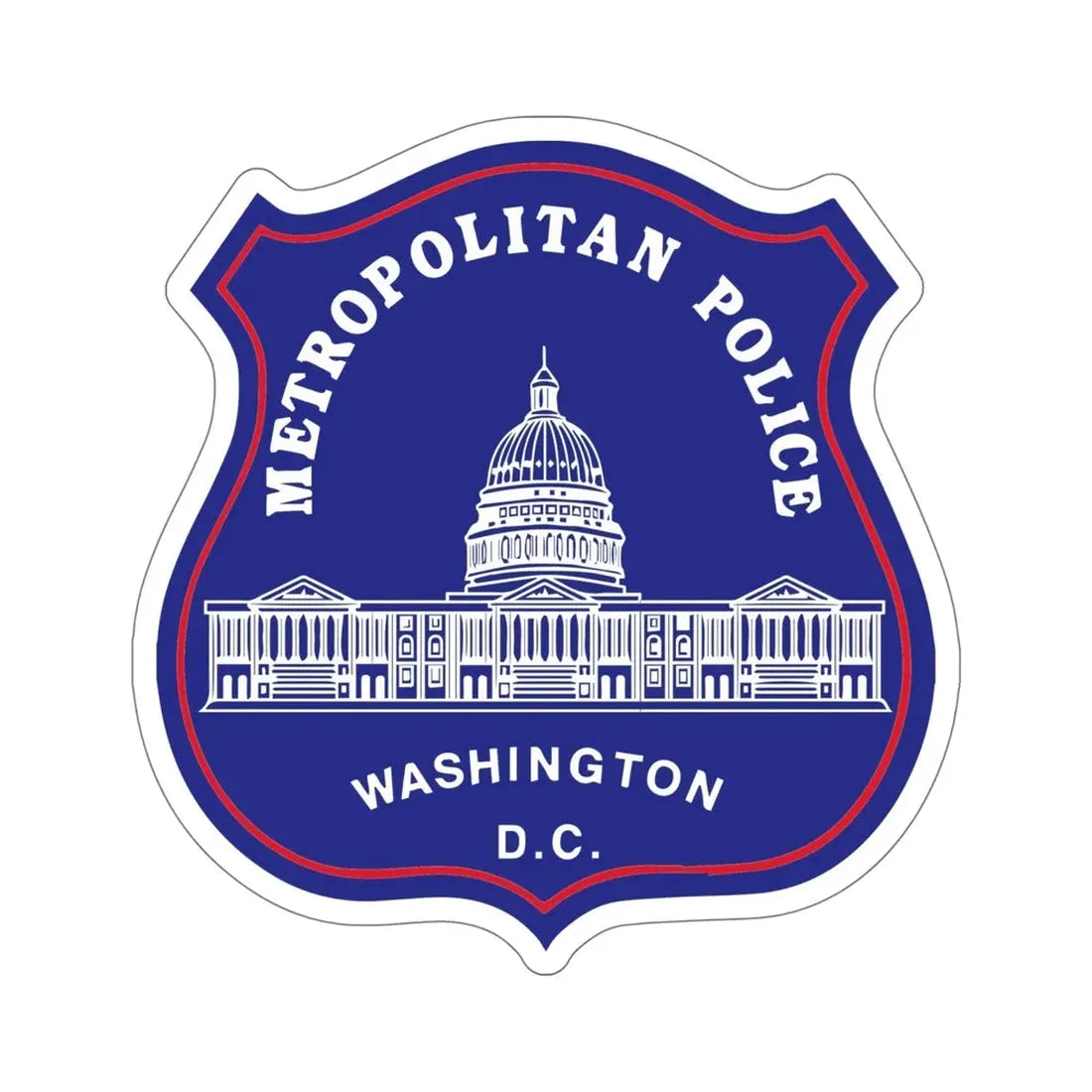 Metropolitan Police Department of the District of Columbia STICKER Vinyl Die-Cut Decal - The Sticker Space