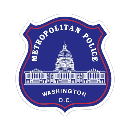 Metropolitan Police Department of the District of Columbia STICKER Vinyl Die-Cut Decal - The Sticker Space
